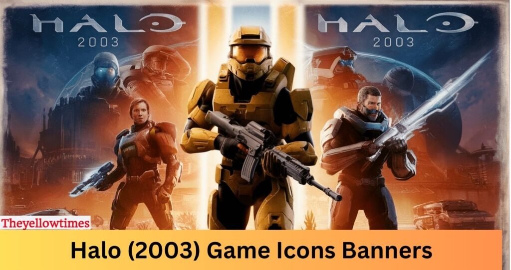 Halo (2003) Game Icons Banners